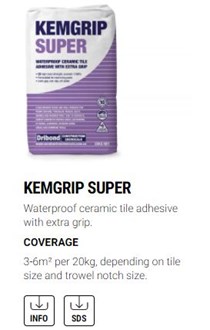 KEMGRIP SUPER 20KG -CONSTRUCTION CHEMICALS 